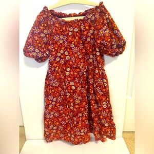 Size 5T beautiful floral design dress